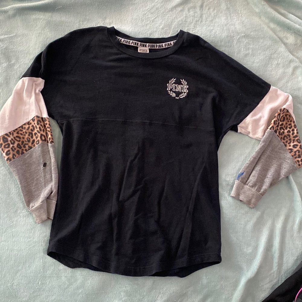 Victoria’s Secret PINK leopard sweatshirt size medium